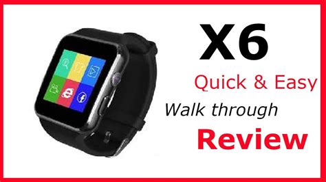 nokkoo smart watch x6 sd card|X6 Smartwatch.